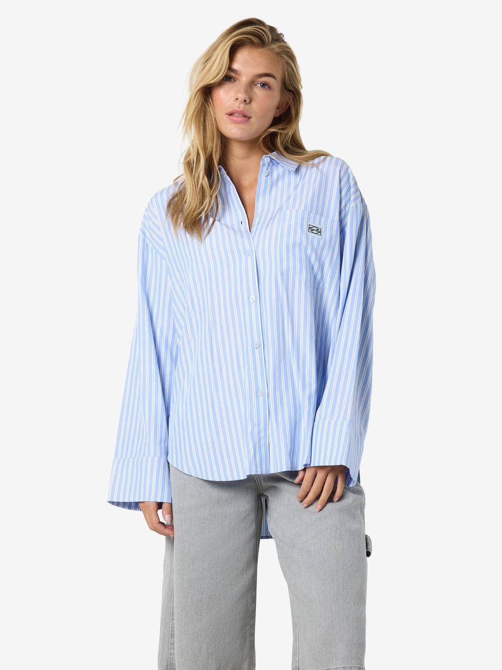 Camisa Regular Frida - Sky Blue