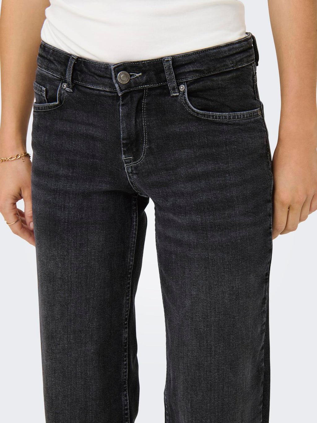 Jean Wide Leg Judy-O - Washed Black