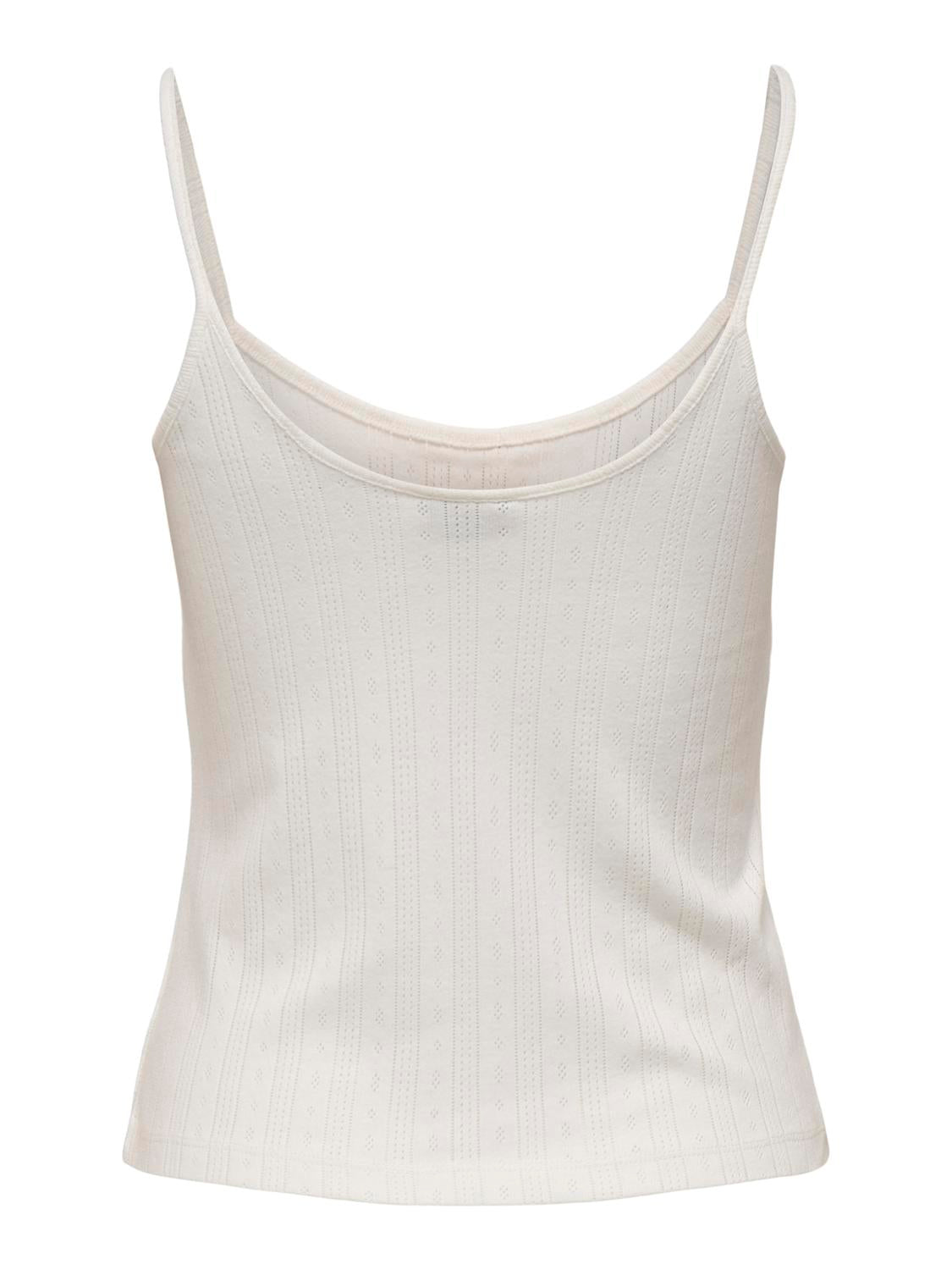 Camisa Regular Salsa Detail Singlet - Cloud Dancer