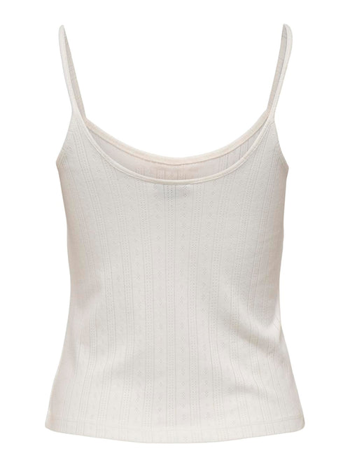 Camisa Regular Salsa Detail Singlet - Cloud Dancer