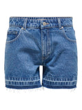 Short Regular Elaine Tiro Medio - Medium Blue Denim