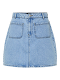 Pollera de Jean Mini - Light Blue Denim