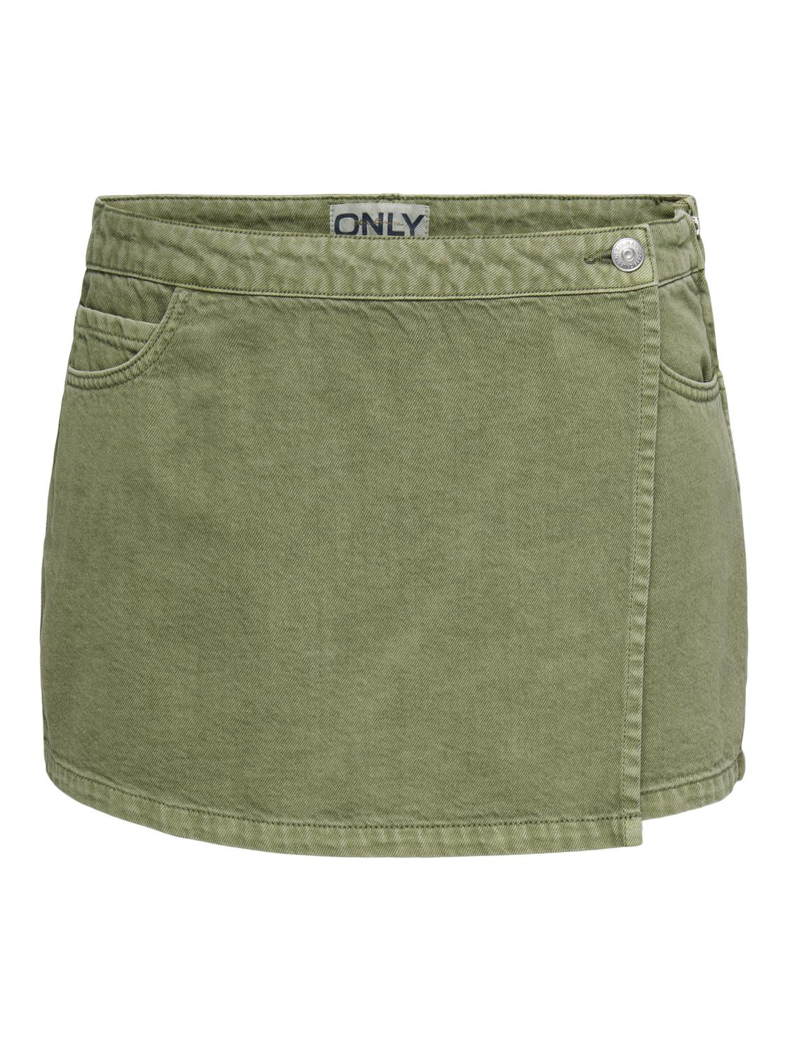 Pollera Silla Tiro Medio - Oil Green