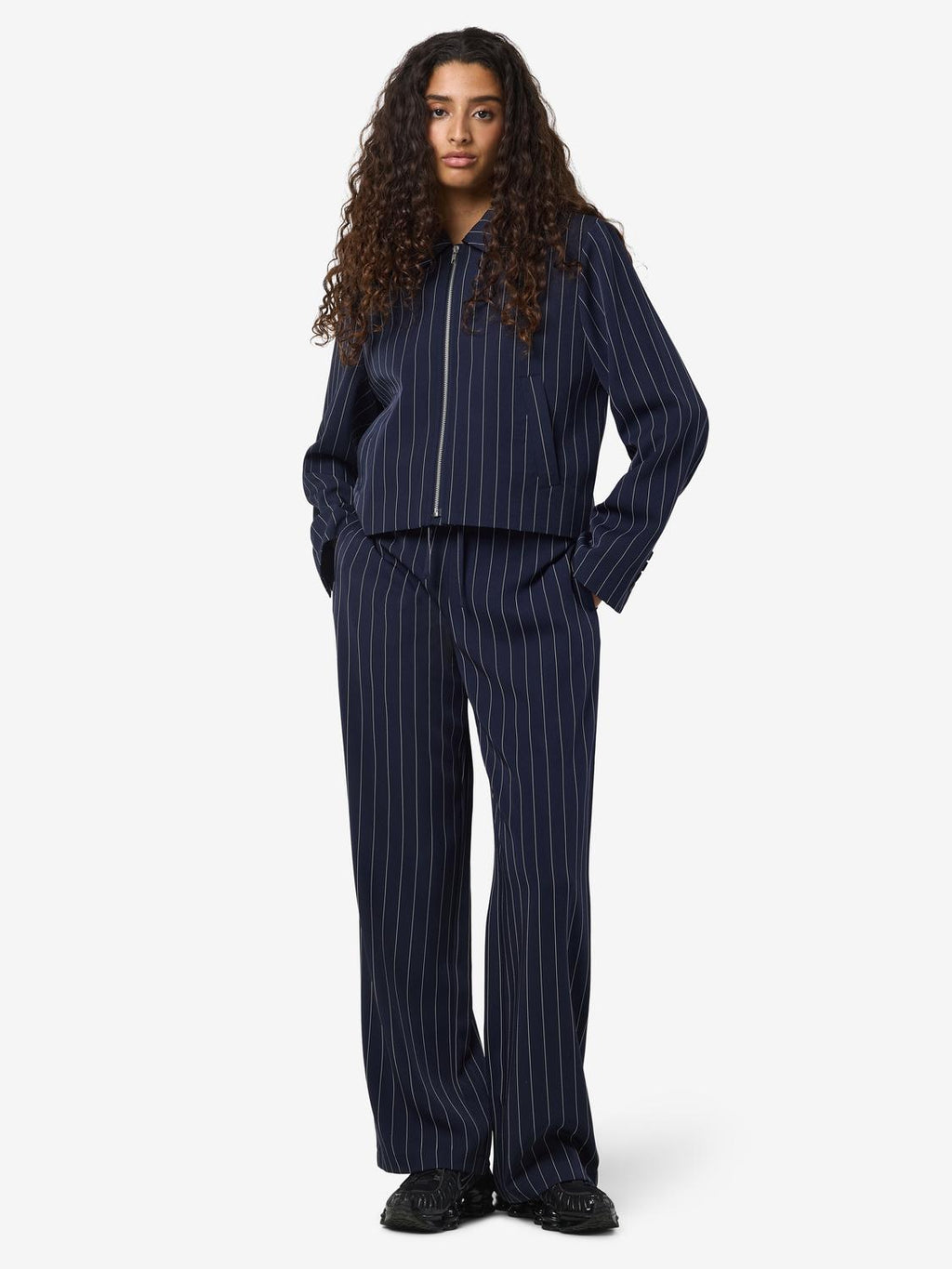 Pantalón Straight Ella - Navy Blazer