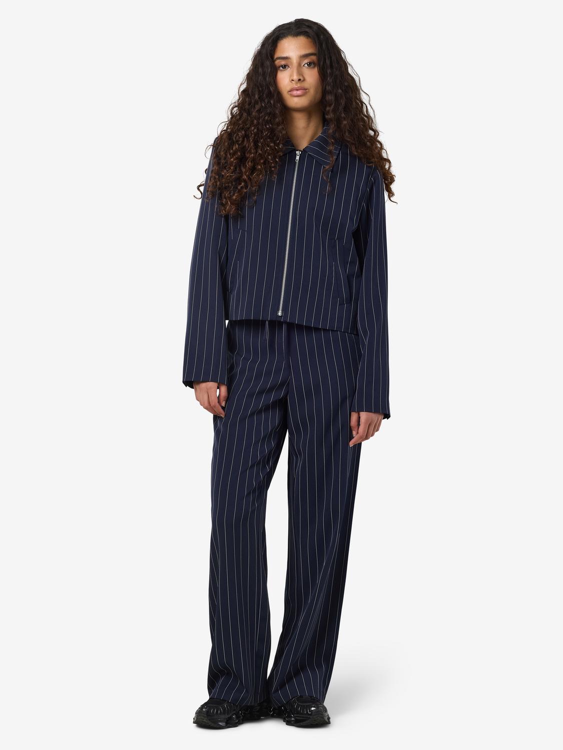 Pantalón Straight Ella - Navy Blazer