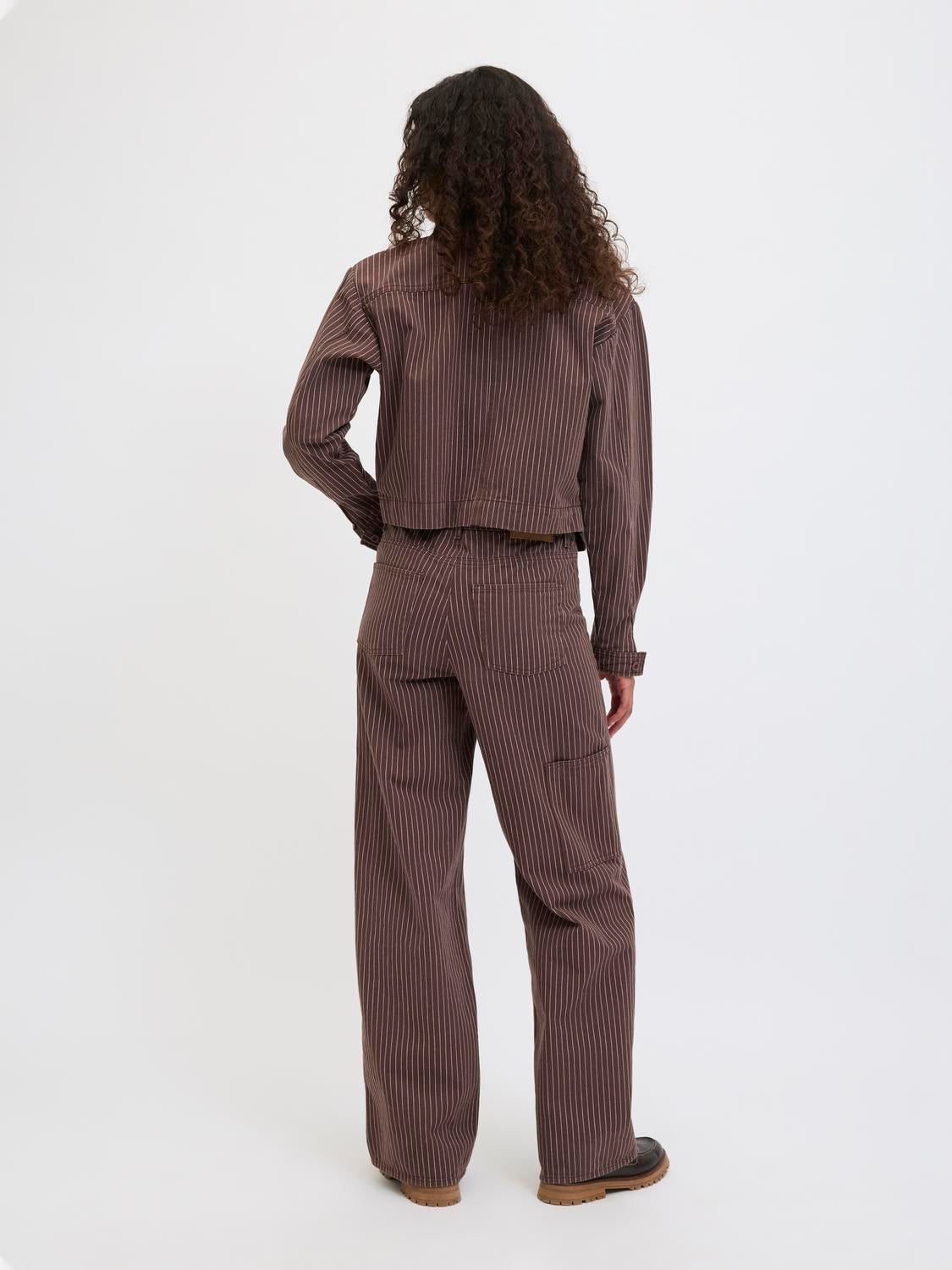Pantalón Wide Leg Amy Maddy Tiro Medio - Bracken