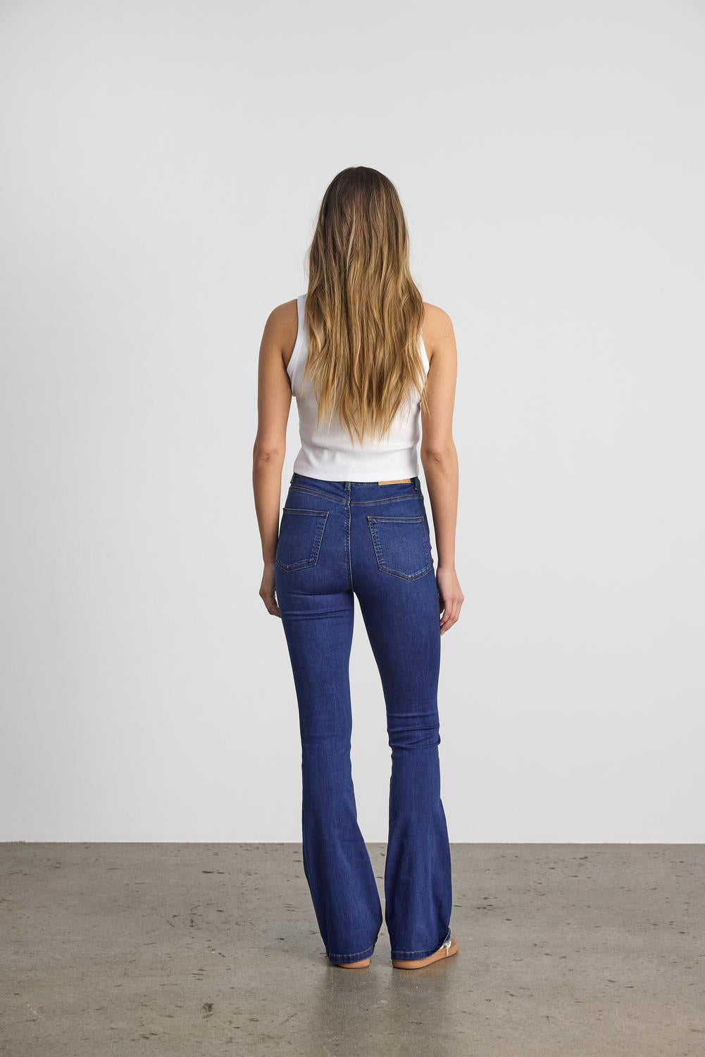 Jean Flare Sallie - Medium Blue Denim