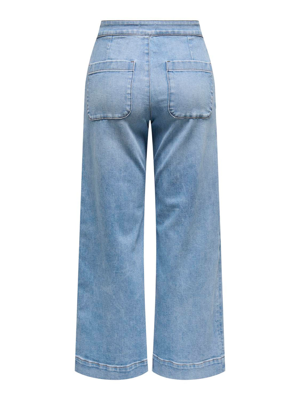 Jean Wide Leg Madison Tiro Alto - Light Blue Denim