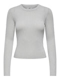 Sweater Plum Lurex - Cloud Dancer
