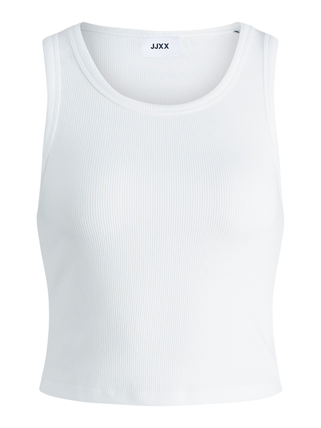 Top Stretch Fallon Rib - Bright White