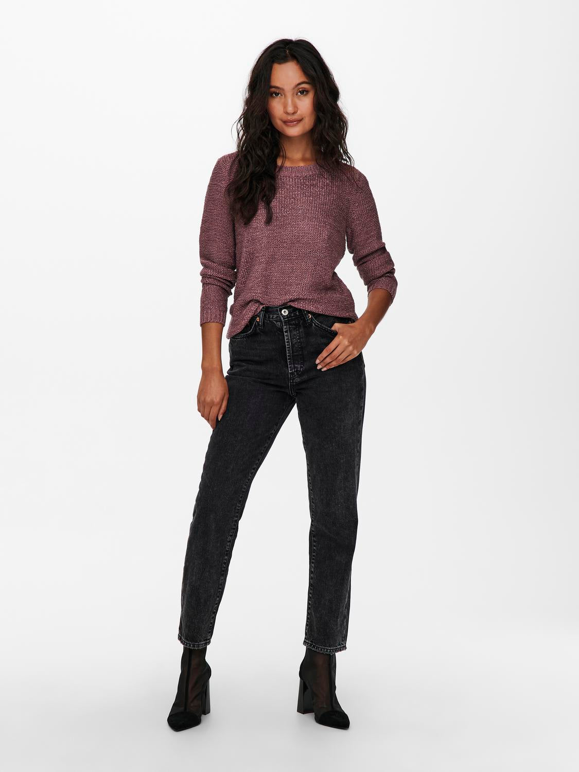 Sweater Regular Geena - Rose Brown