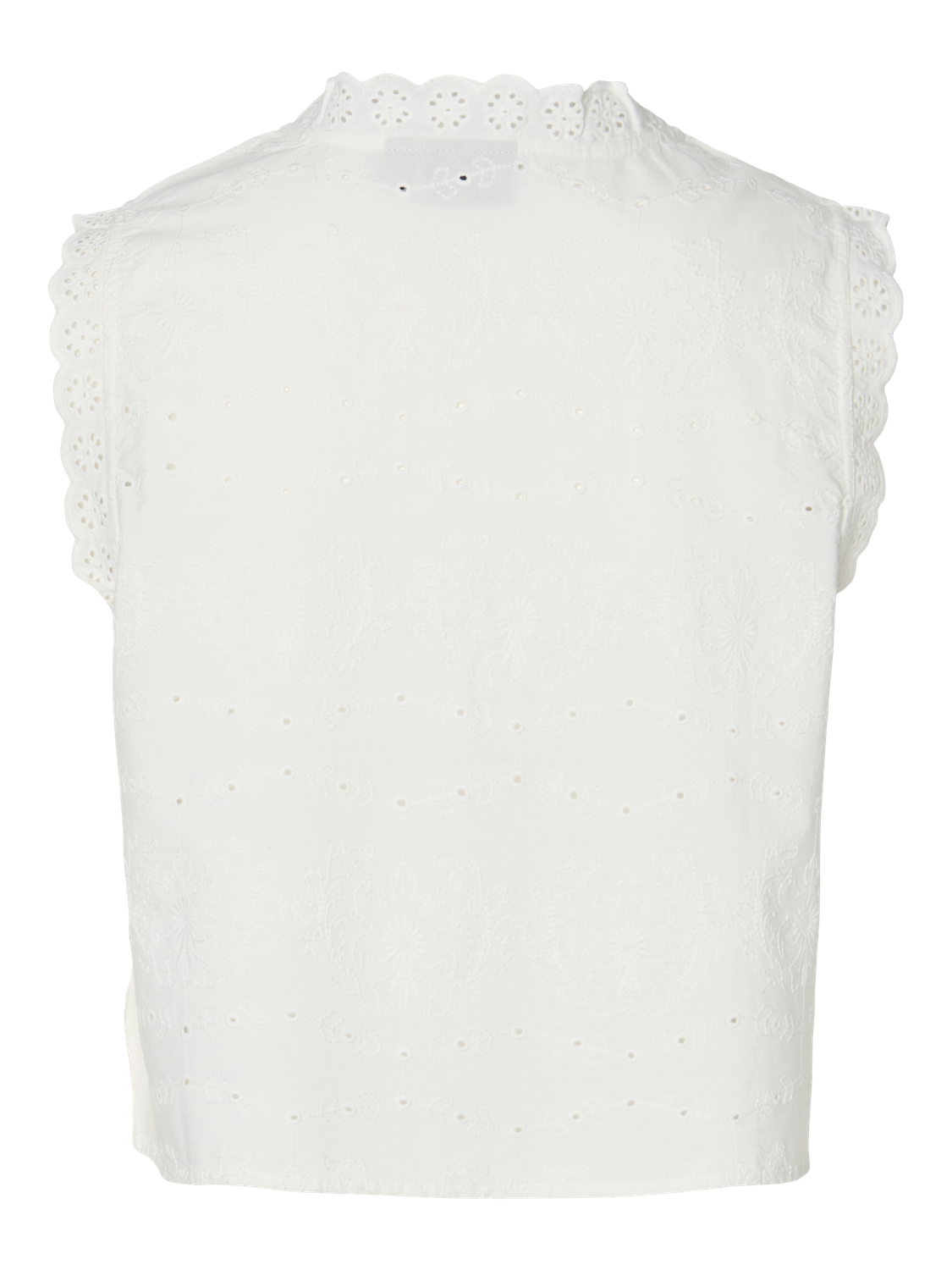 Top Talia Sl Tie Wvn - Cloud Dancer