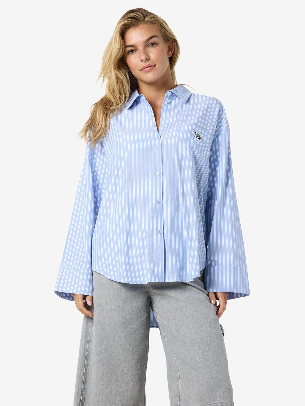 Camisa Regular Frida - Sky Blue