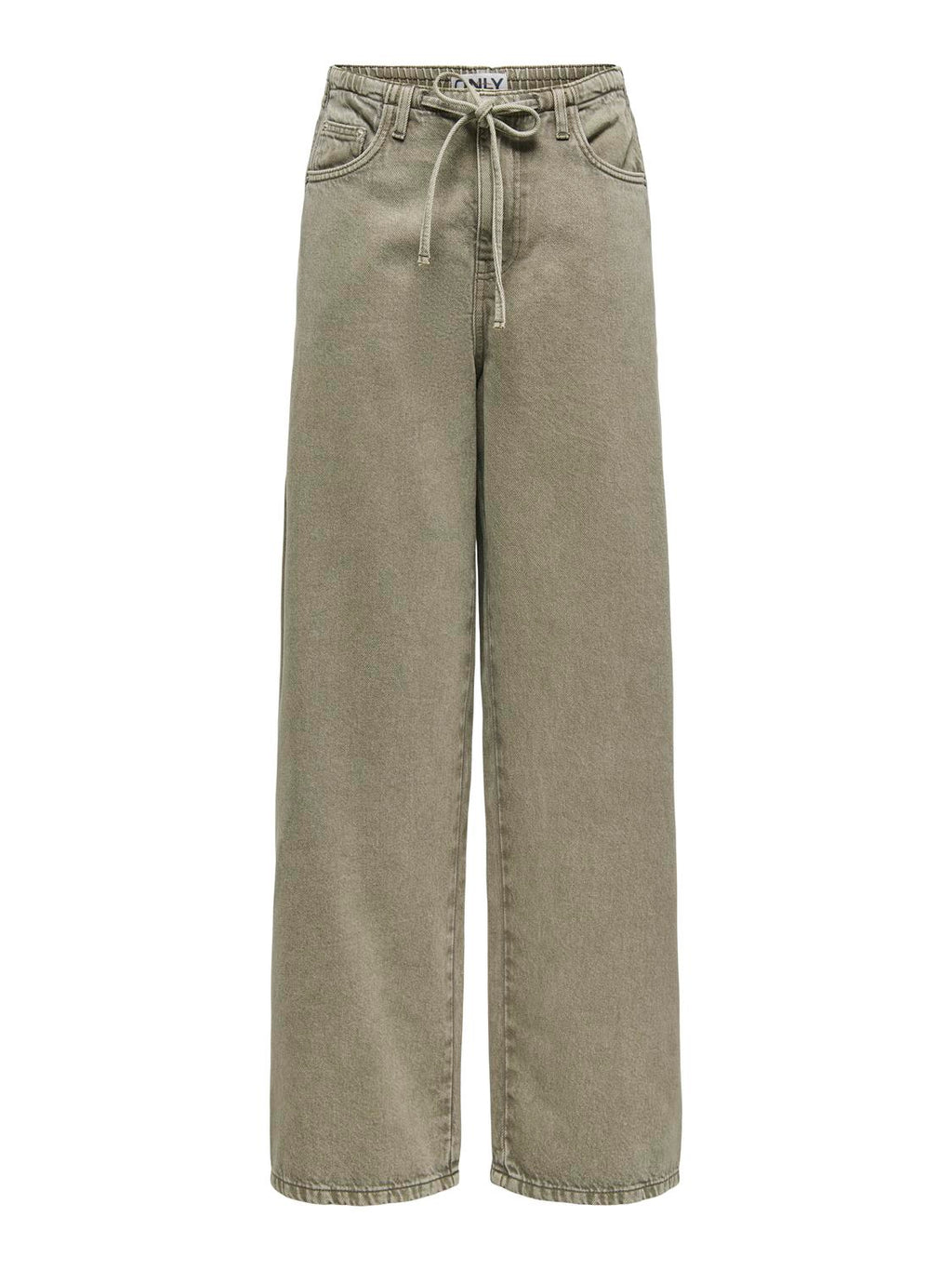 Pantalón Loose Tory Tiro Medio - Smokey Olive