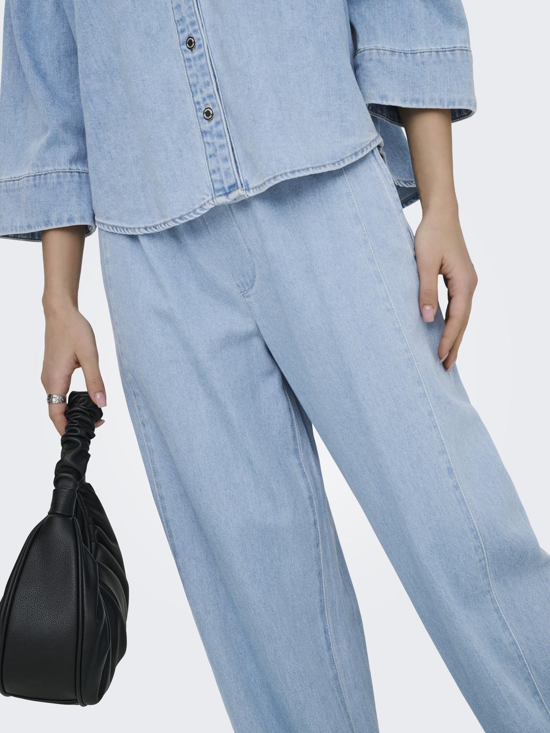 Jean Barrel Vix - Light Blue Denim