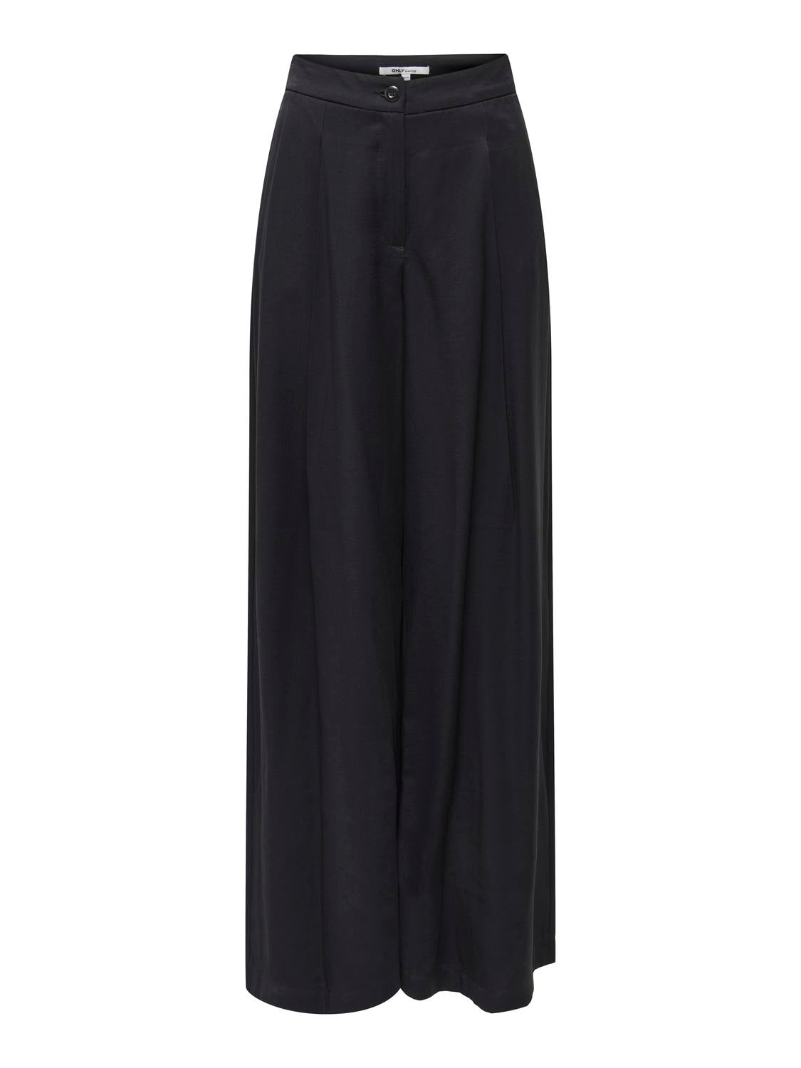 Pantalón Wide Leg Tila Life Tiro Alto - Black