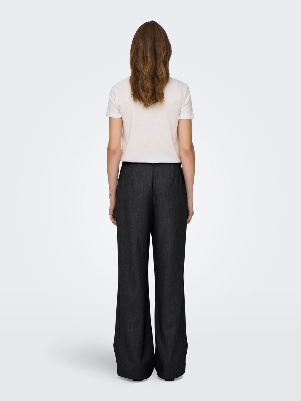 Pantalón Straight Hattie Tiro Alto - Black
