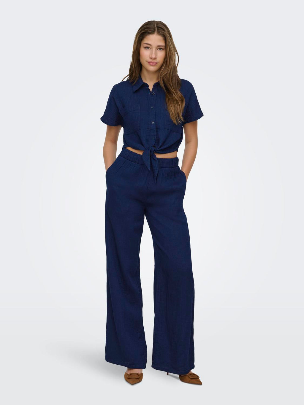 Pantalón Straight Leoni - Vintage Indigo