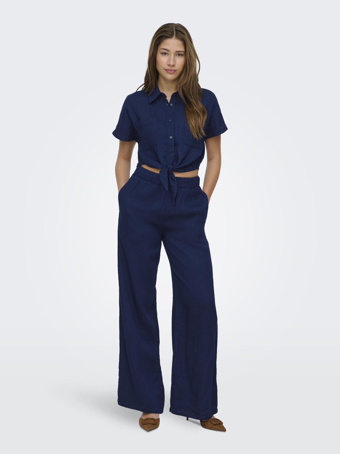 Pantalón Straight Leoni - Vintage Indigo