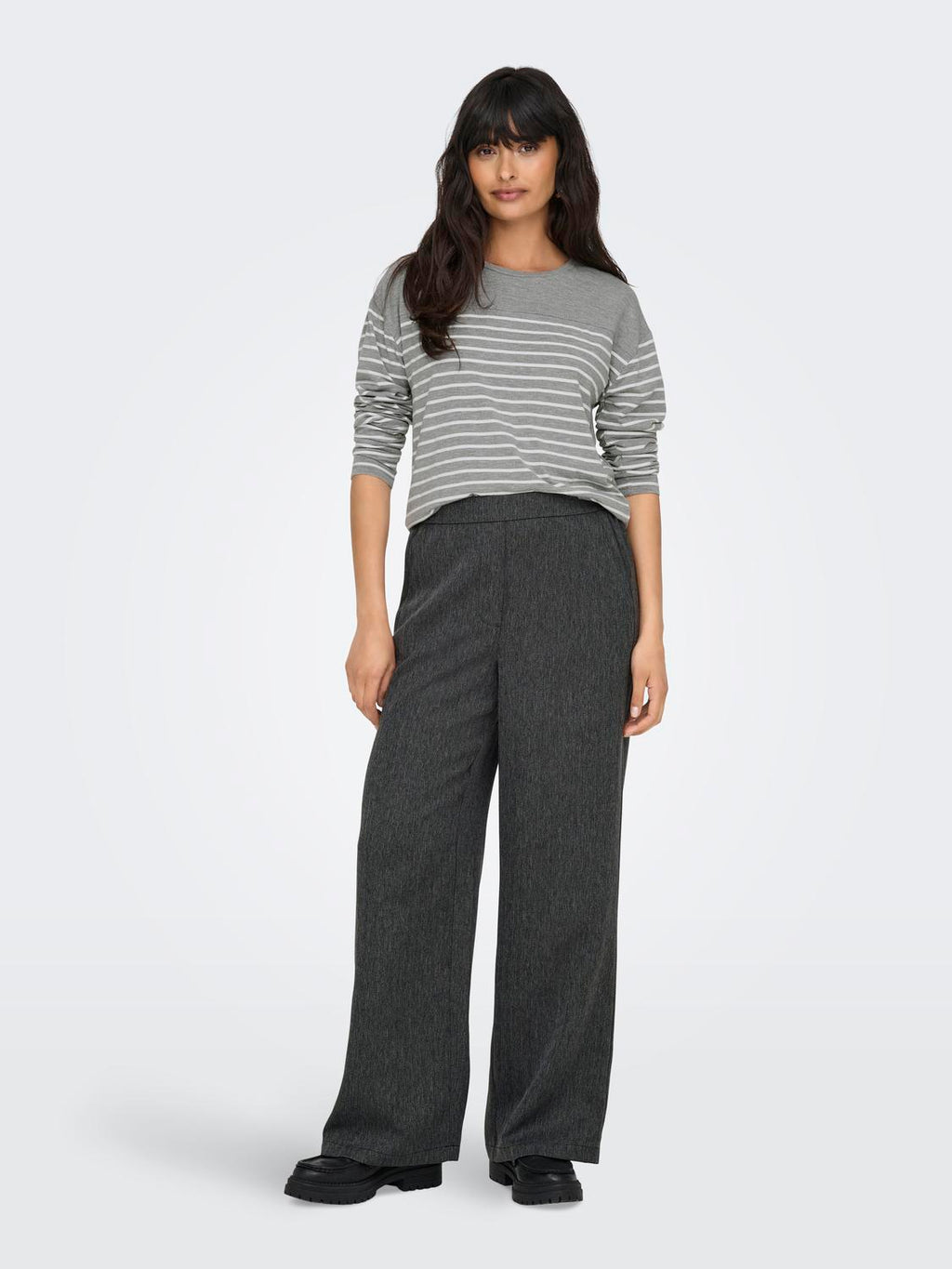 Pantalón Wide Leg Noah Tiro Alto - December Sky