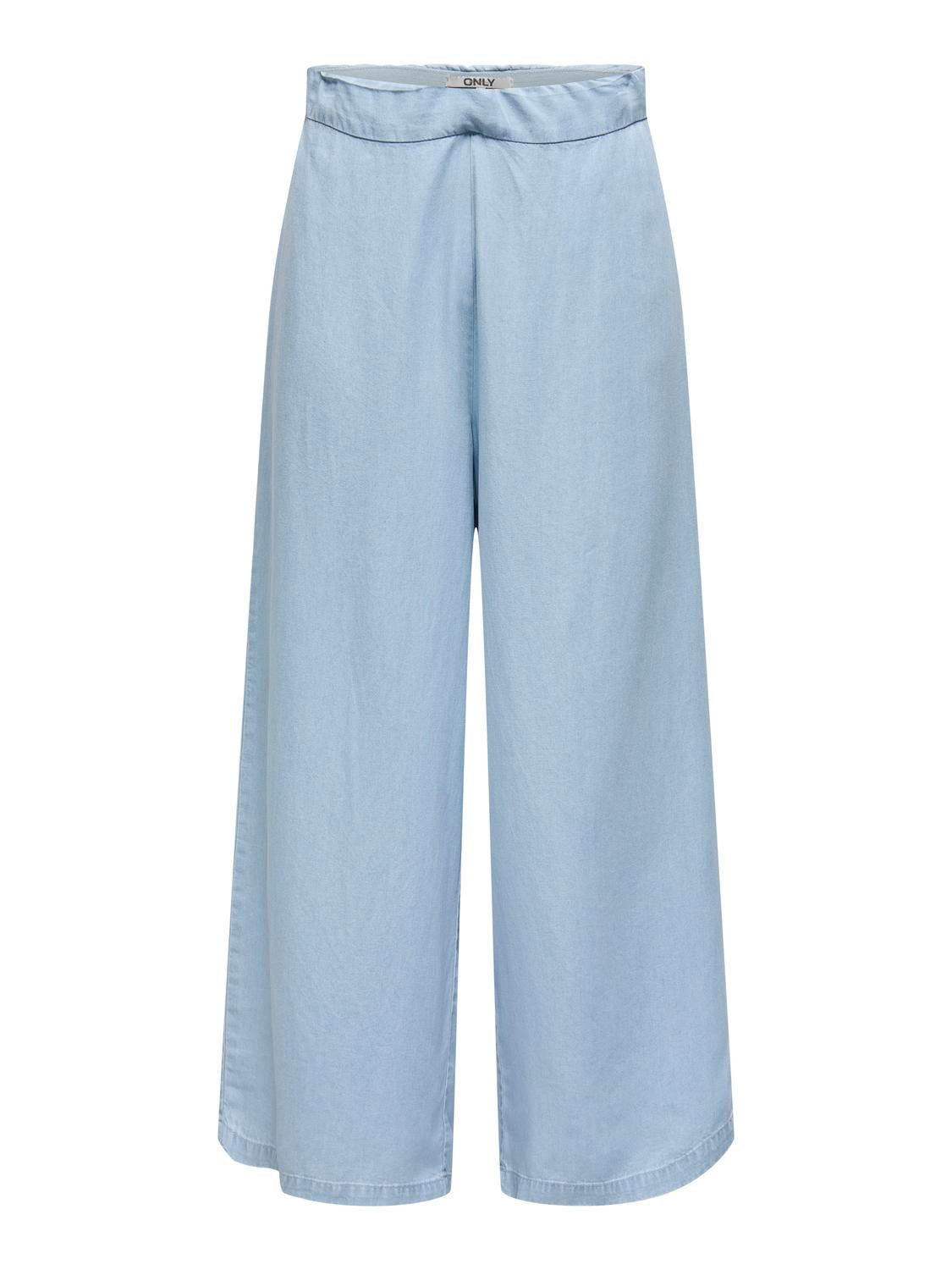 Pantalón Wide Leg Charis - Light Blue Denim
