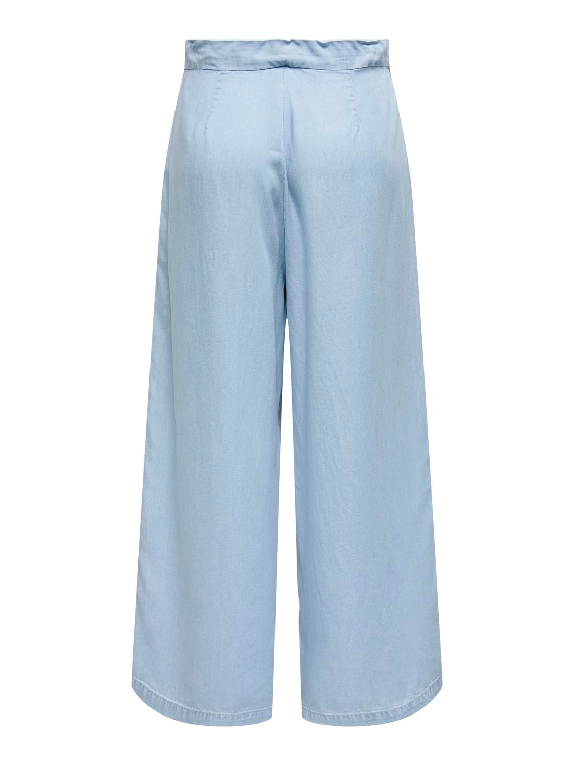 Pantalón Wide Leg Charis - Light Blue Denim