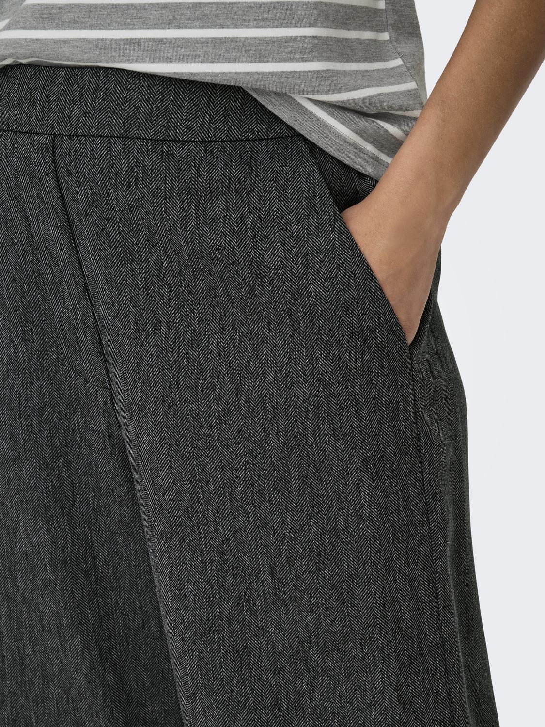 Pantalón Wide Leg Noah Tiro Alto - December Sky