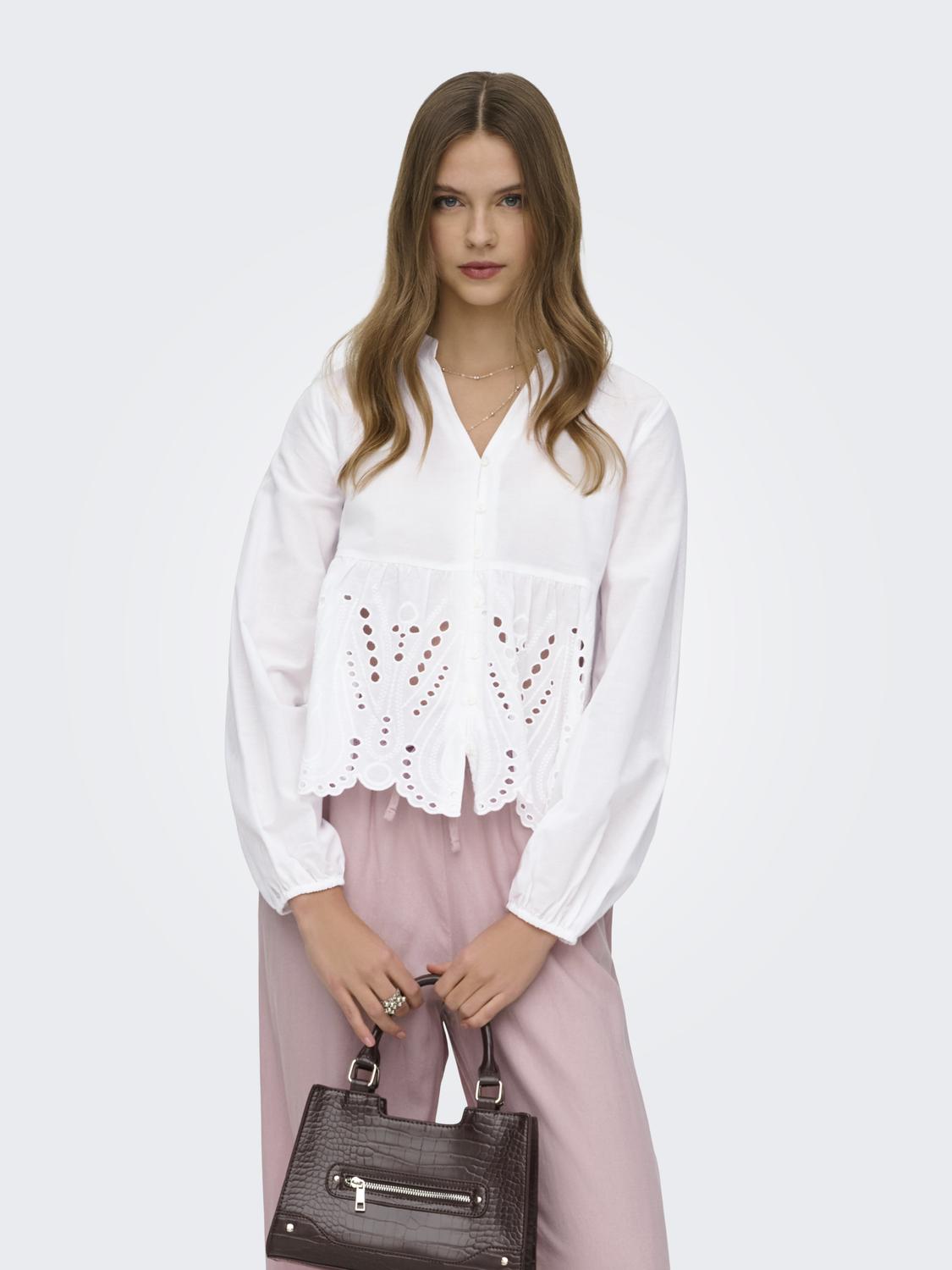 Camisa Regular Dewina - Bright White