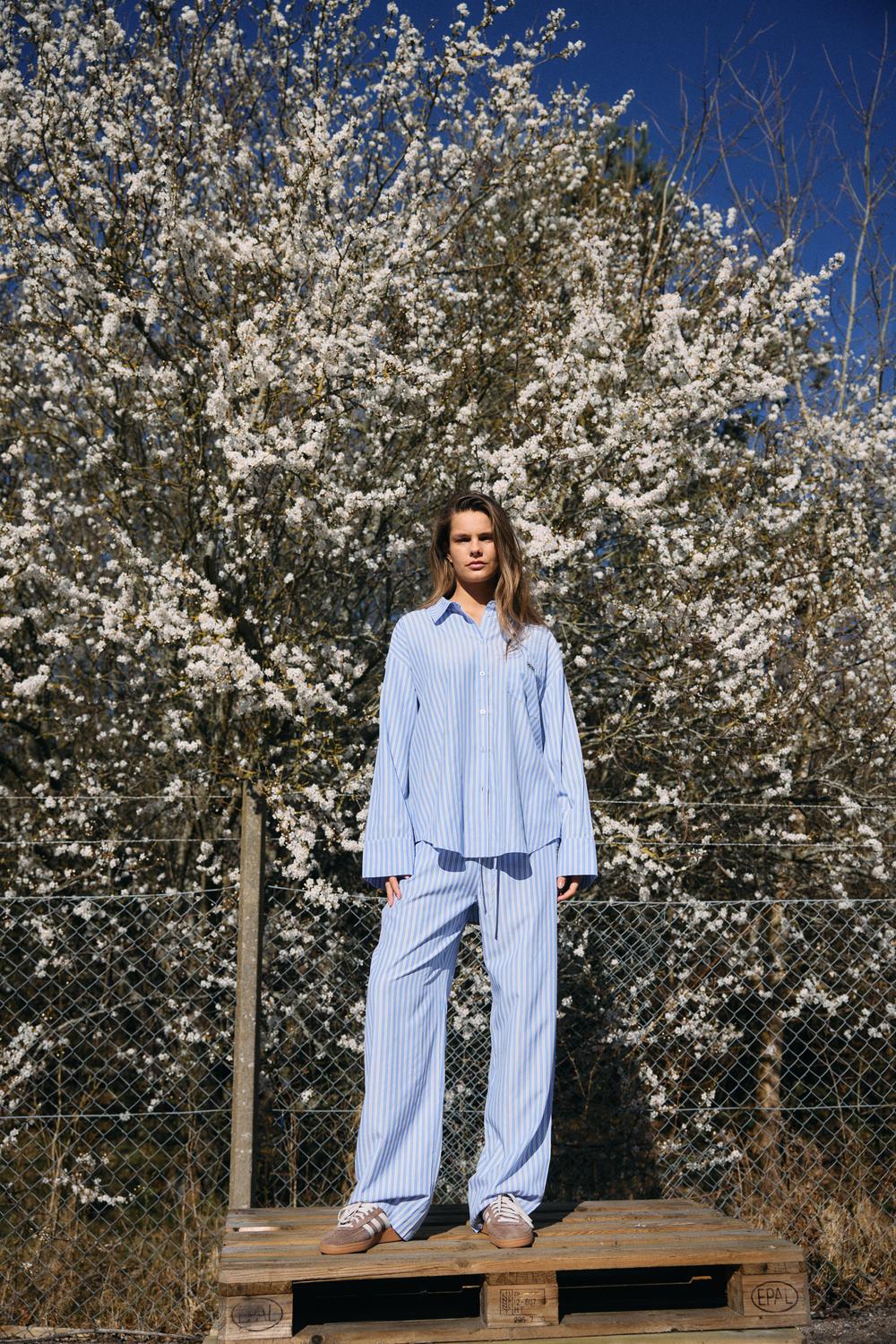 Camisa Regular Frida - Sky Blue