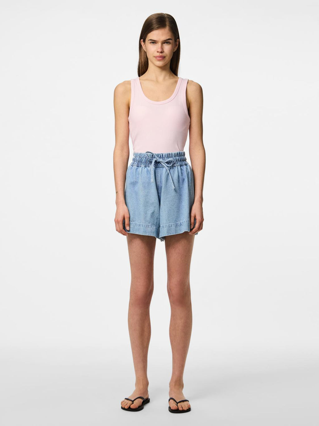 Short de jean Flora - Light Blue Denim
