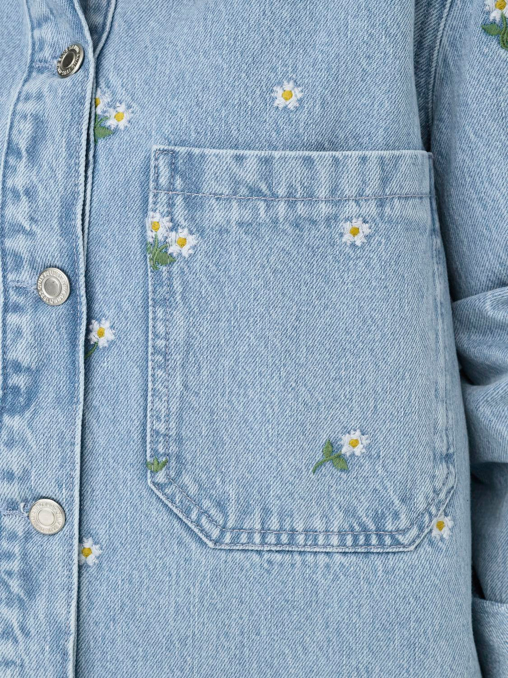 Camisa Oversize Cassie - Light Blue Denim