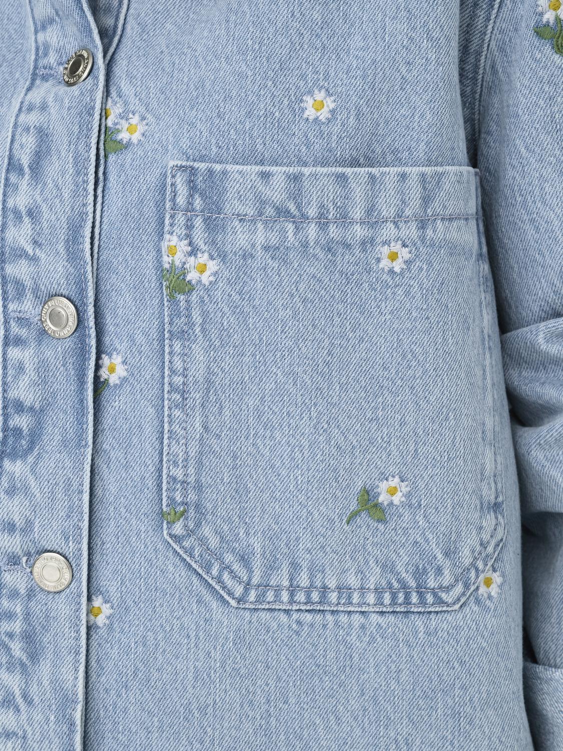 Camisa Oversize Cassie - Light Blue Denim