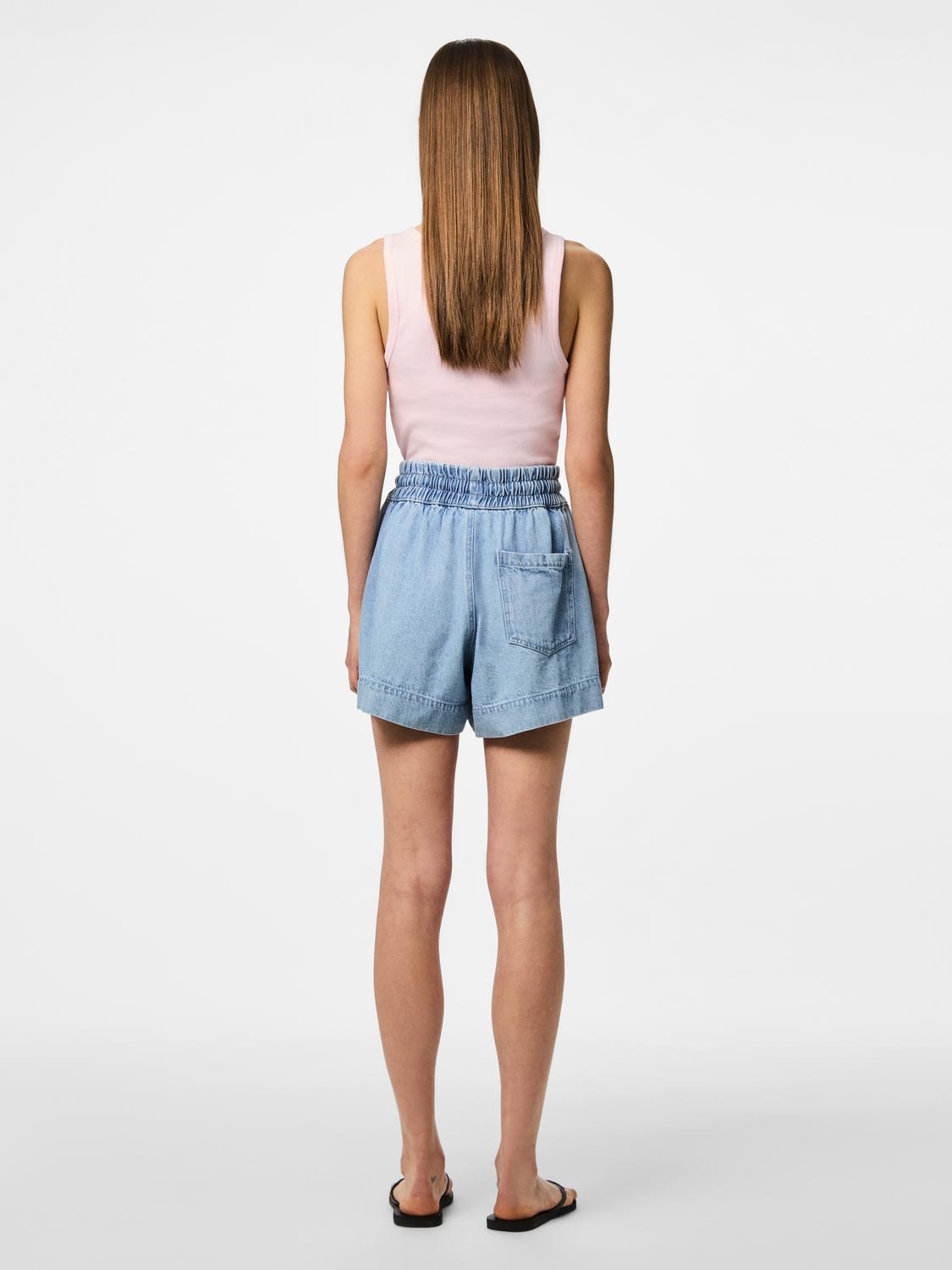 Short de jean Flora - Light Blue Denim