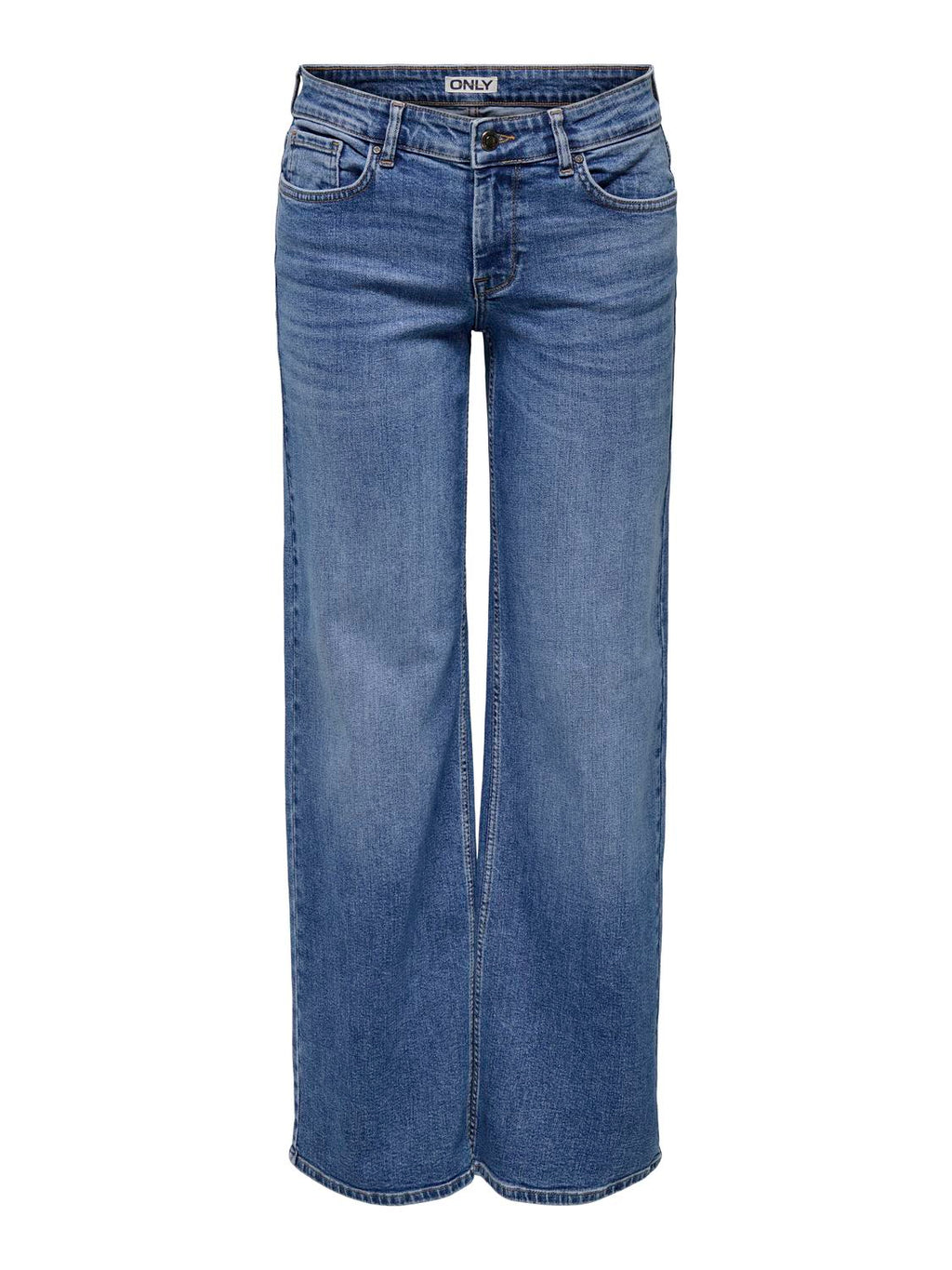 Jean Wide Leg Judy-O Tiro Bajo - Medium Blue Denim