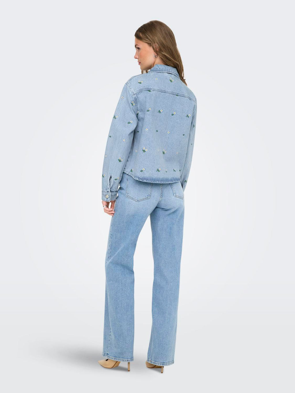 Camisa Oversize Cassie - Light Blue Denim