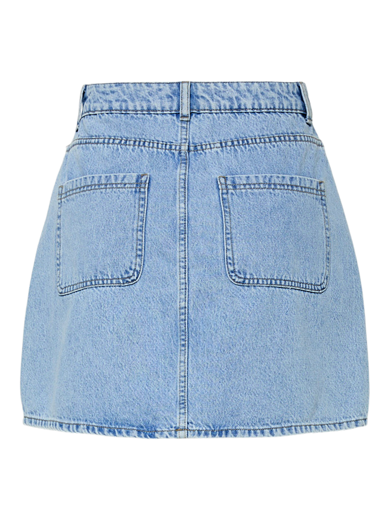 Pollera de Jean Mini - Light Blue Denim