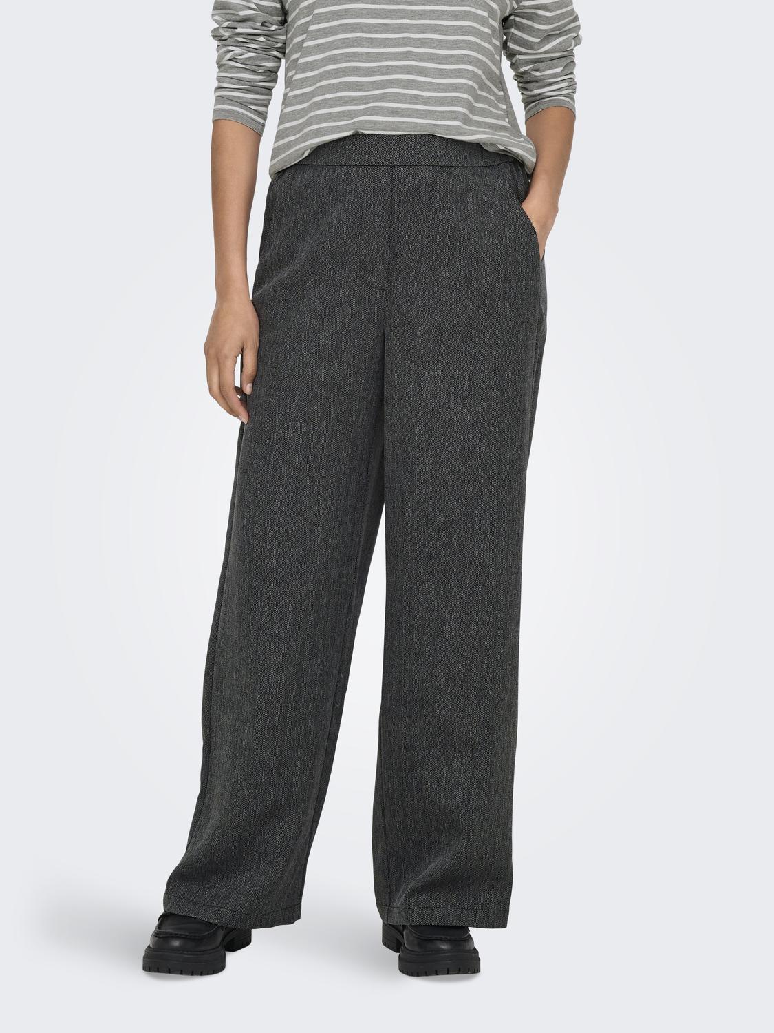 Pantalón Wide Leg Noah Tiro Alto - December Sky