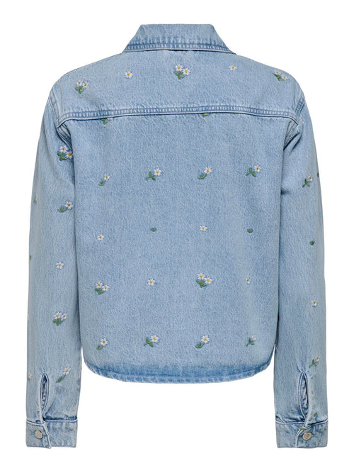 Camisa Oversize Cassie - Light Blue Denim