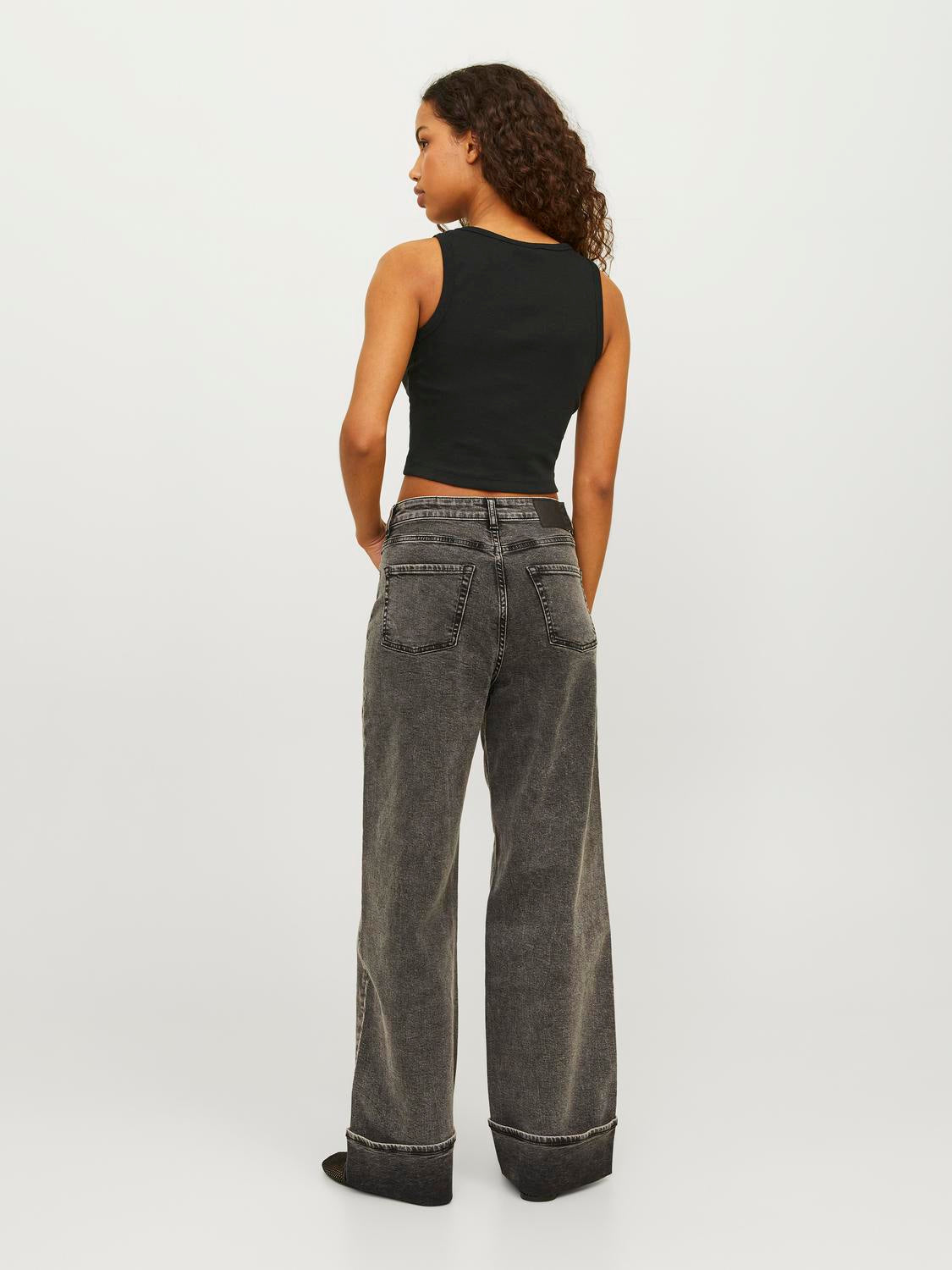 Top Stretch Fallon Rib - Black