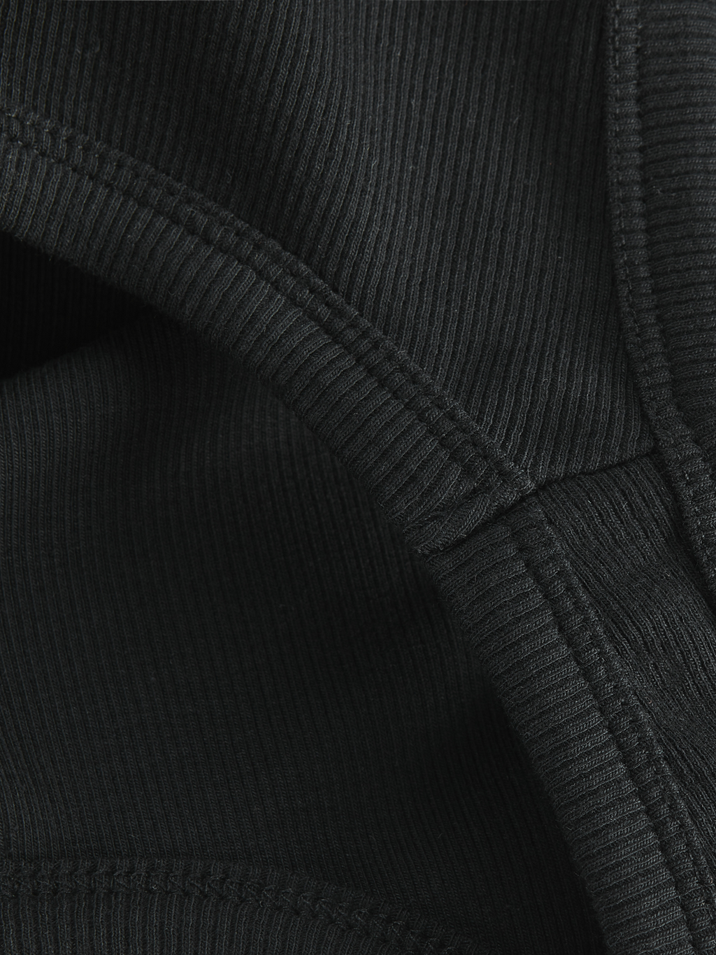 Top Stretch Fallon Rib - Black