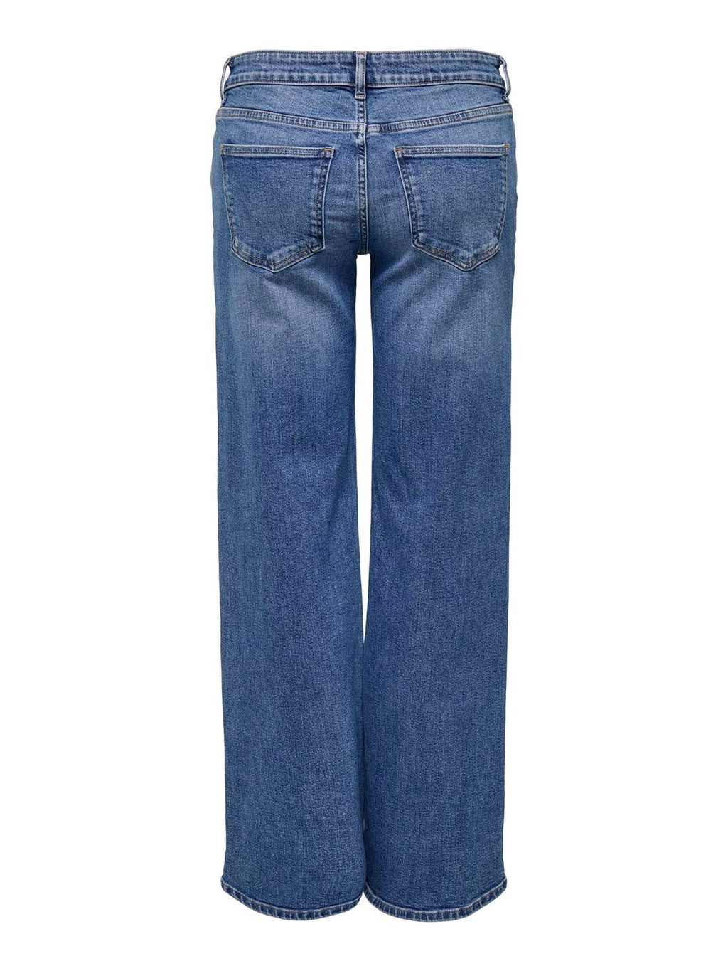Jean Wide Leg Judy-O Tiro Bajo - Medium Blue Denim