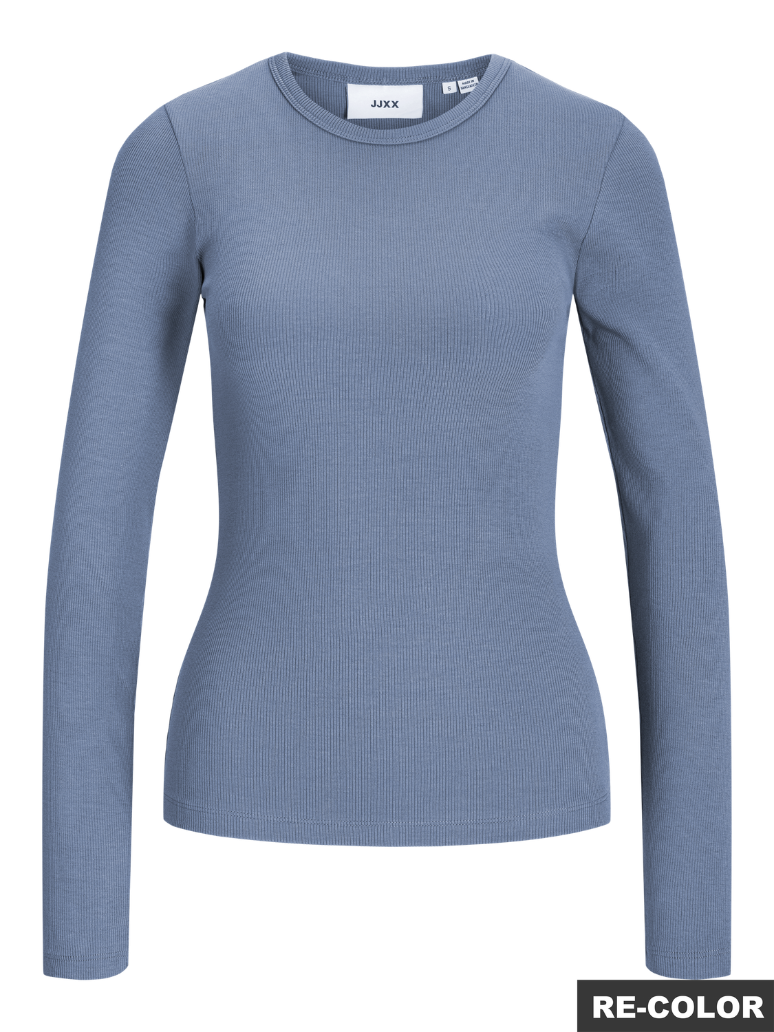 Remera Stretch Freya Rib - Country Blue