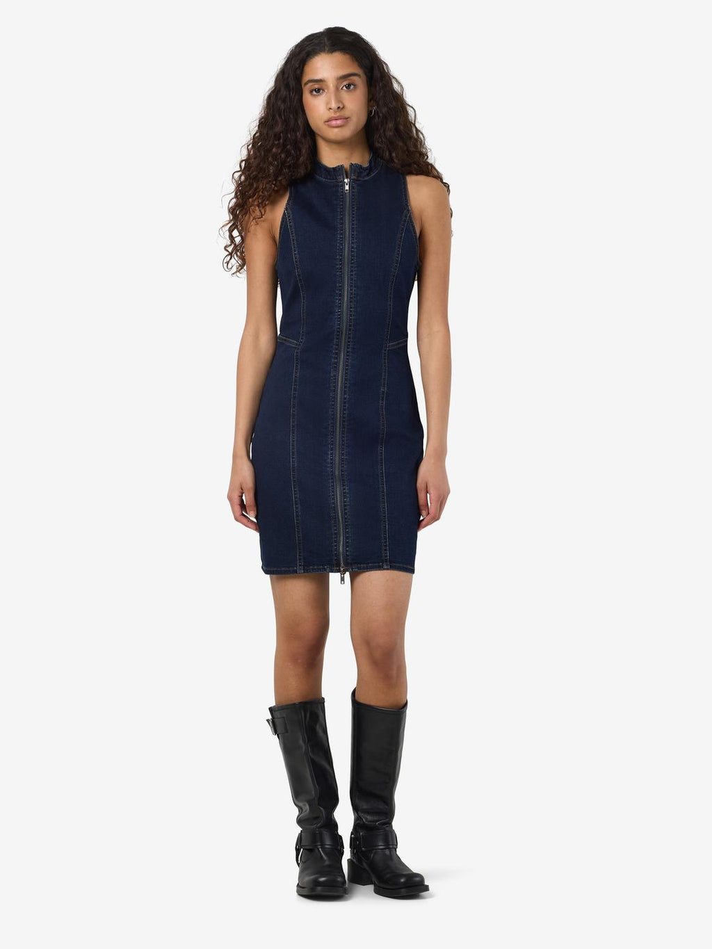 Vestido Slim Mine - Dark Blue Denim