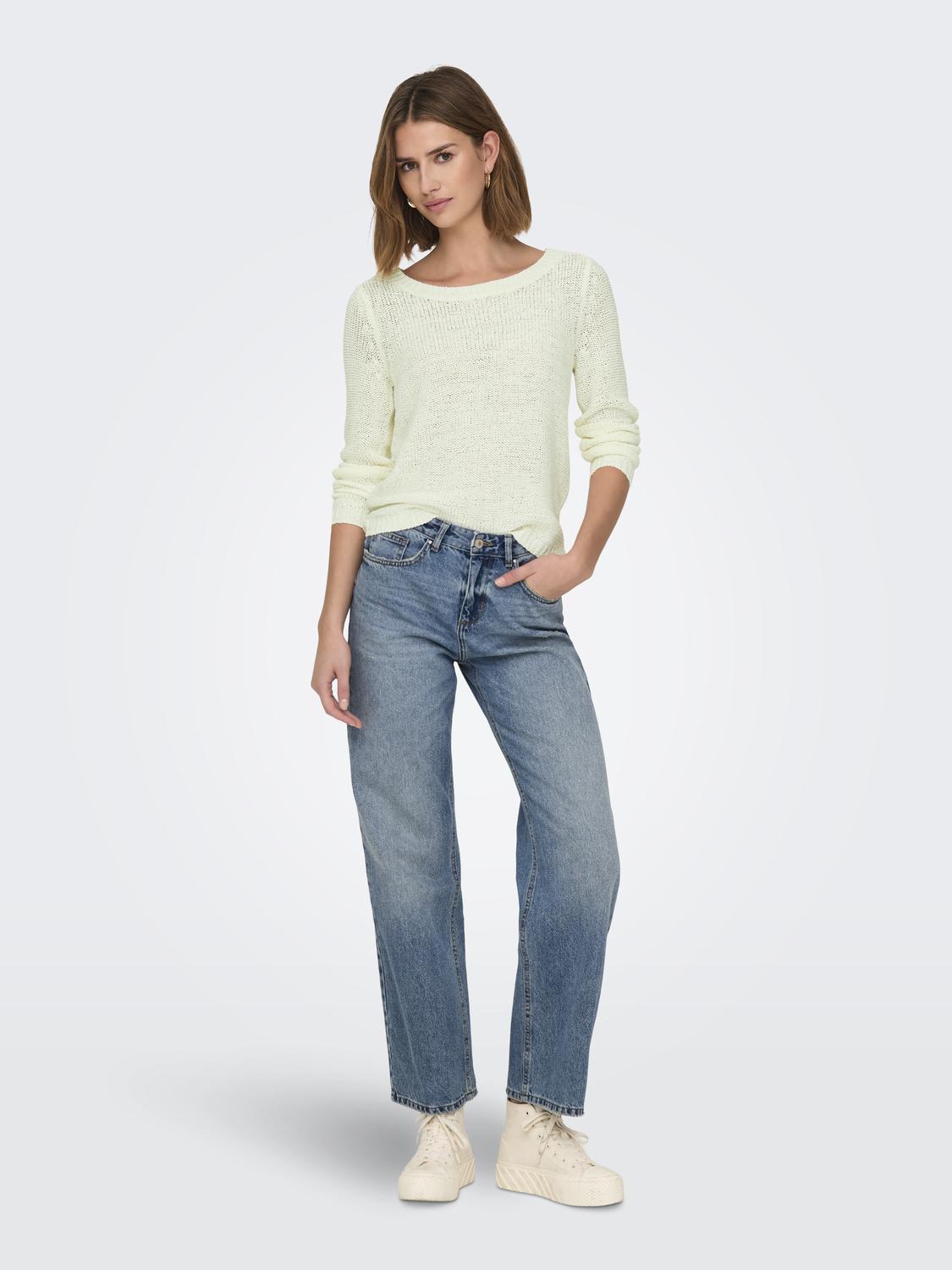 Sweater Regular Geena - Cloud Dancer