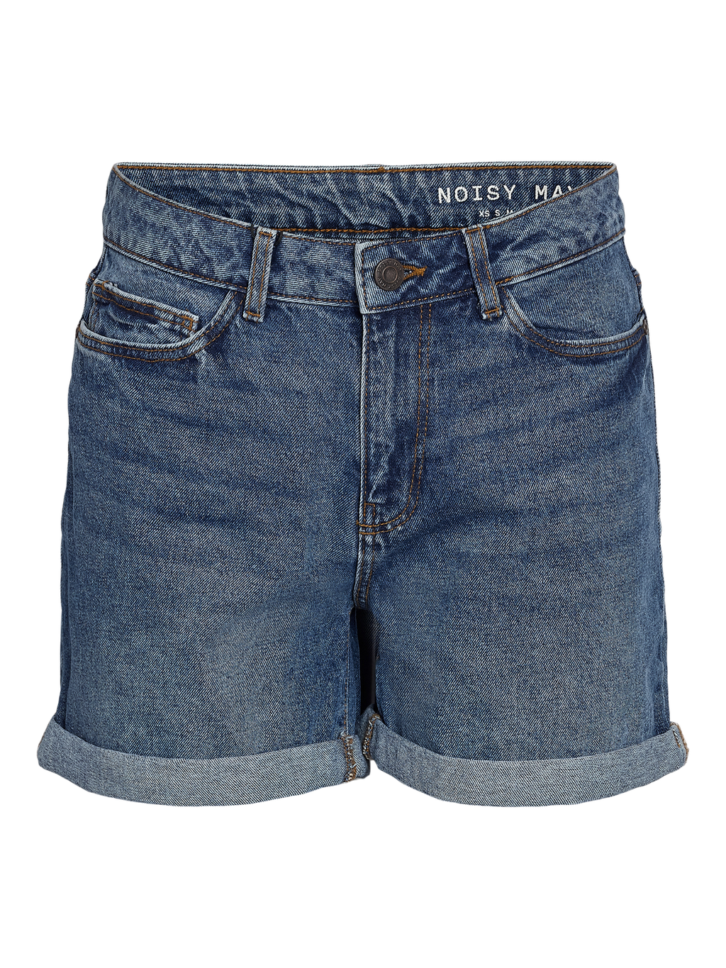 Short Relaxed Smiley - Medium Blue Denim