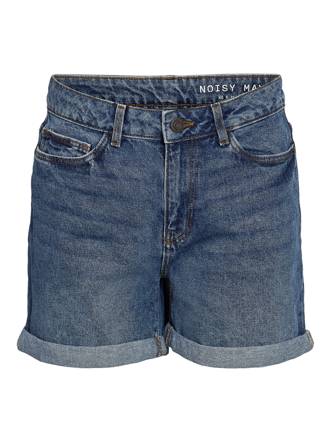 Short Relaxed Smiley - Medium Blue Denim