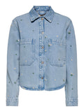 Camisa Oversize Cassie - Light Blue Denim