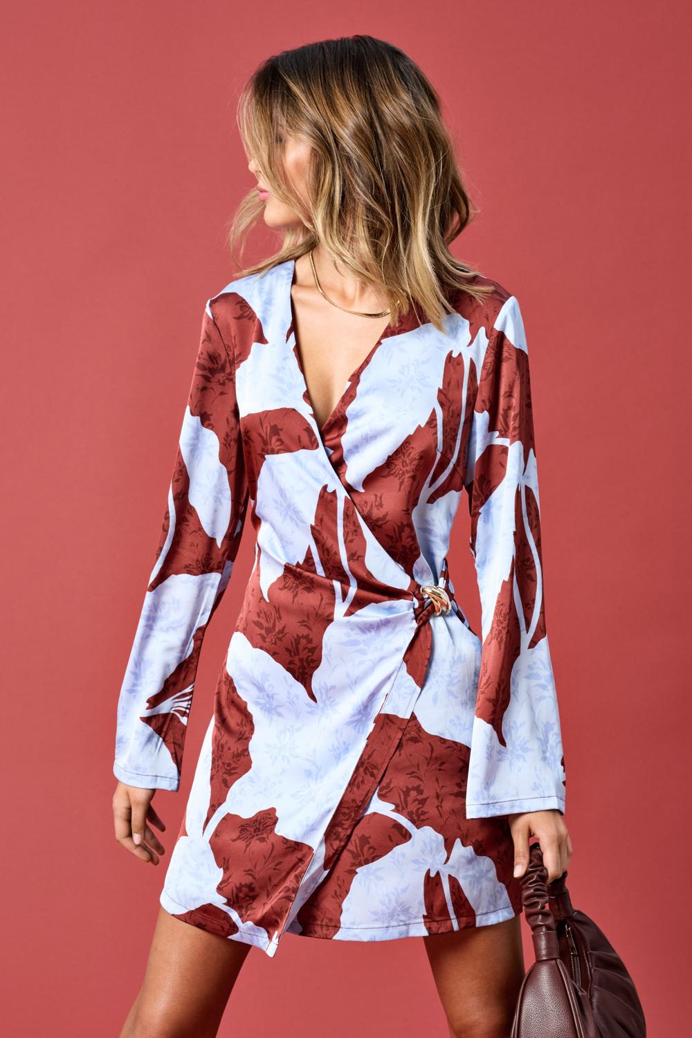 Vestido Regular Freylia - Hot Chocolate