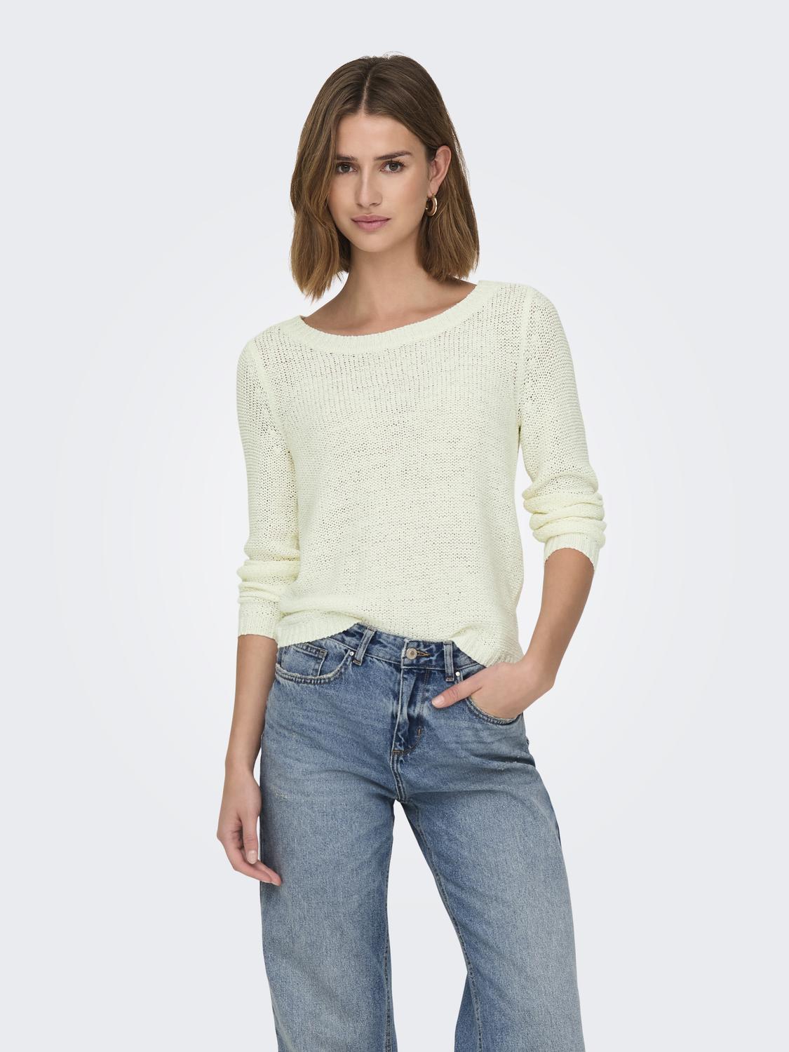Sweater Regular Geena - Cloud Dancer