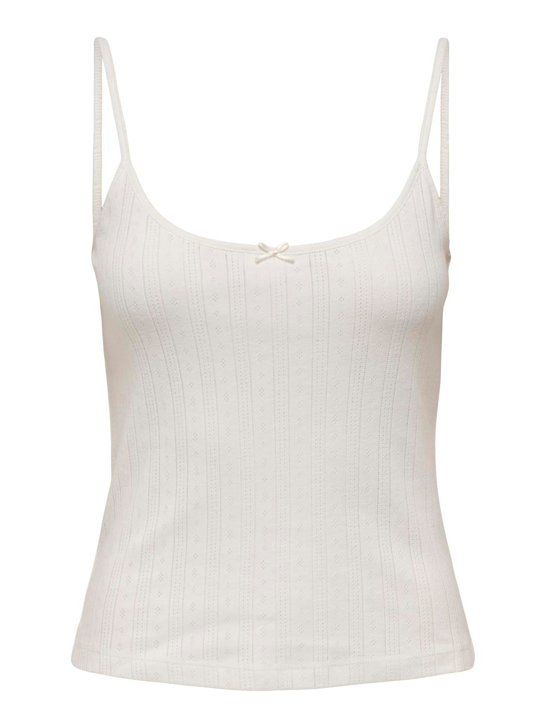 Camisa Regular Salsa Detail Singlet - Cloud Dancer